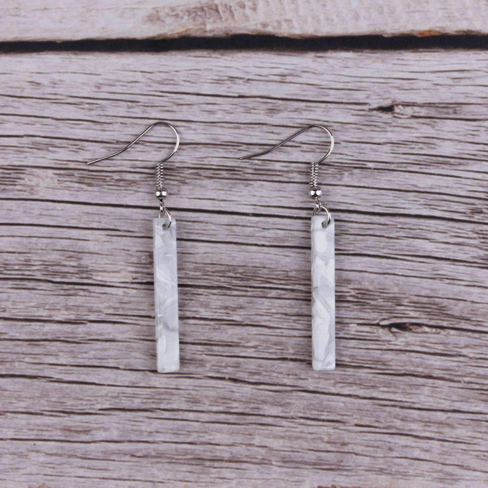 Wholesale Acrylic Fiberboard Long Earrings