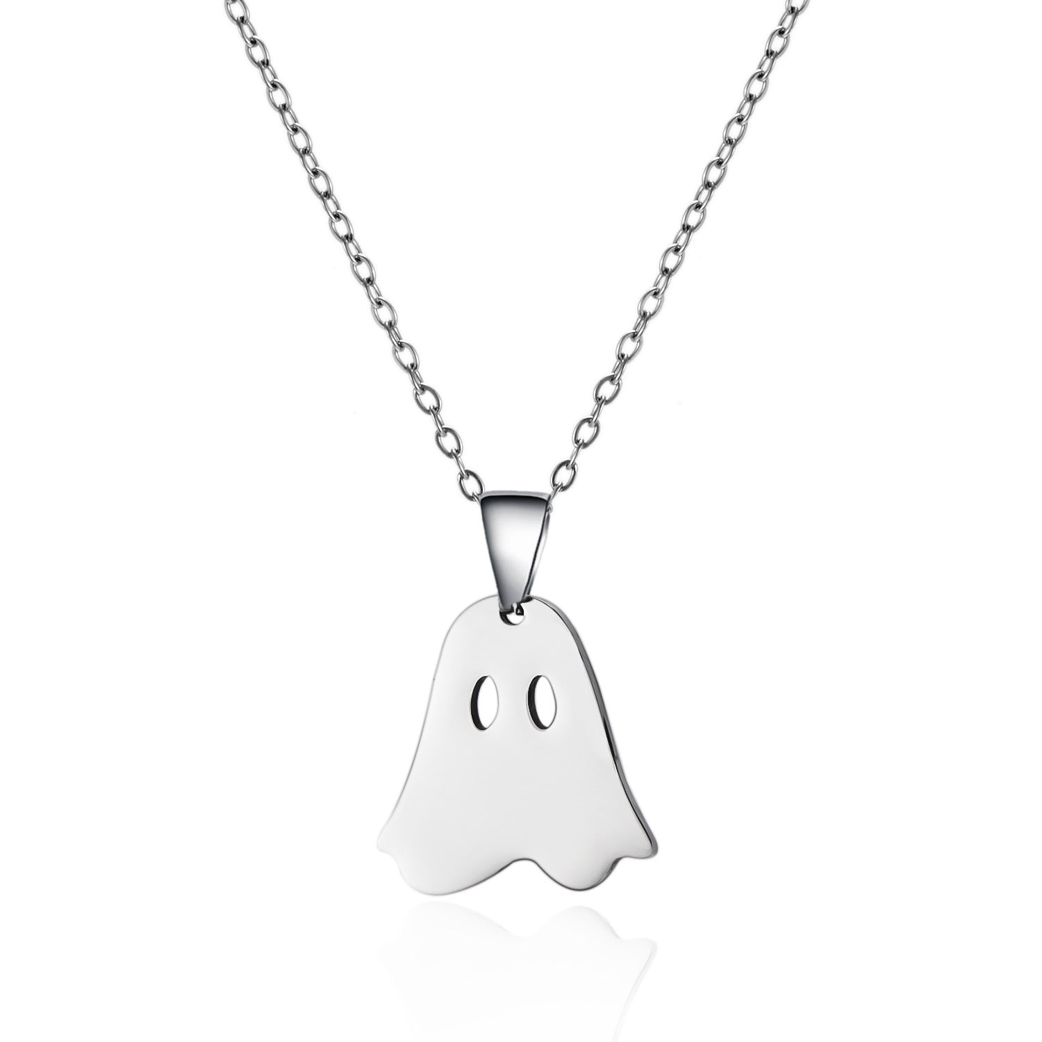 Wholesale  Element Titanium Steel Necklace Pumpkin Head Ghost Jewelry