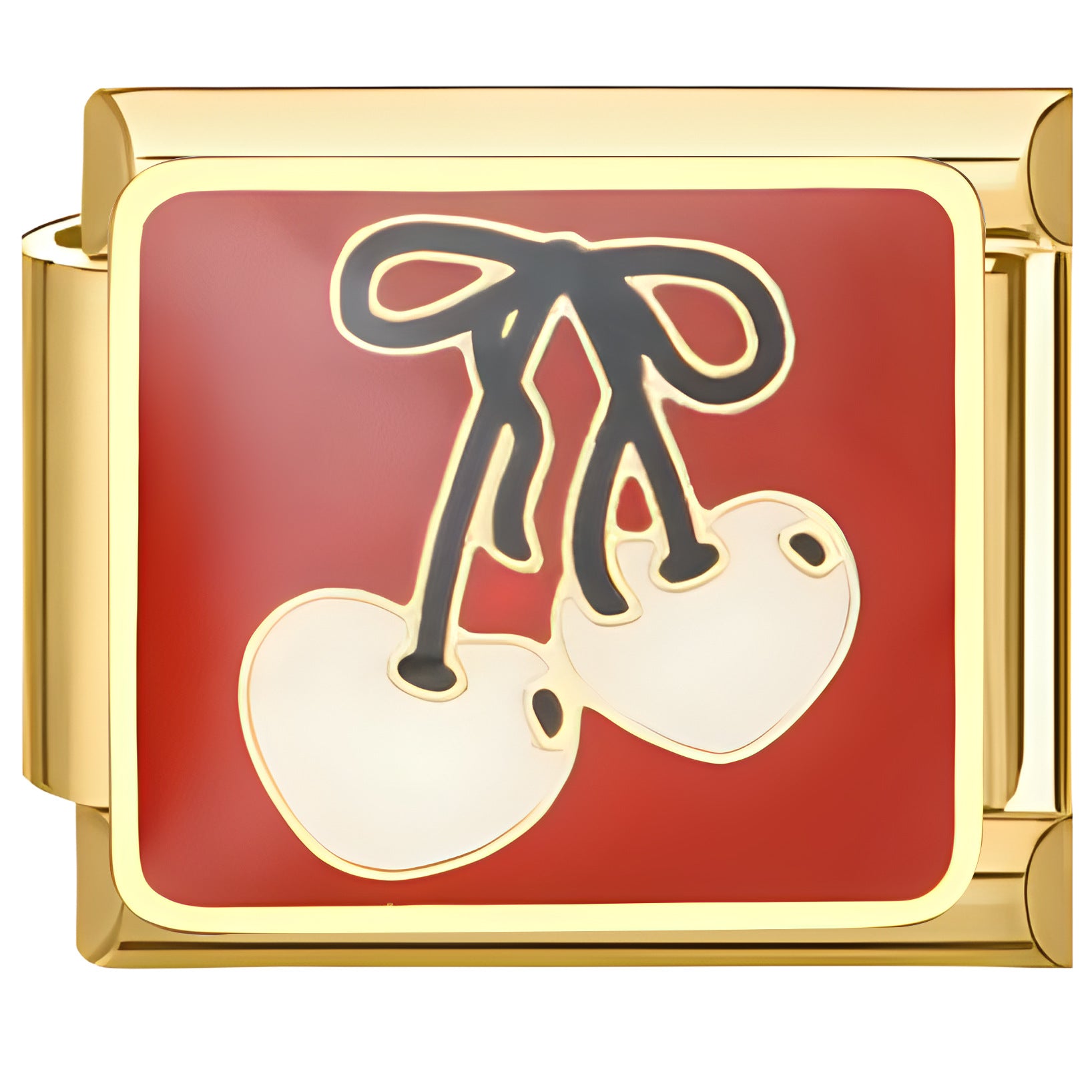 Wholesale Italian Charm Bracelet 9mm DIY Golden Fruit   Creative Stainless Steel Composable Bracelet