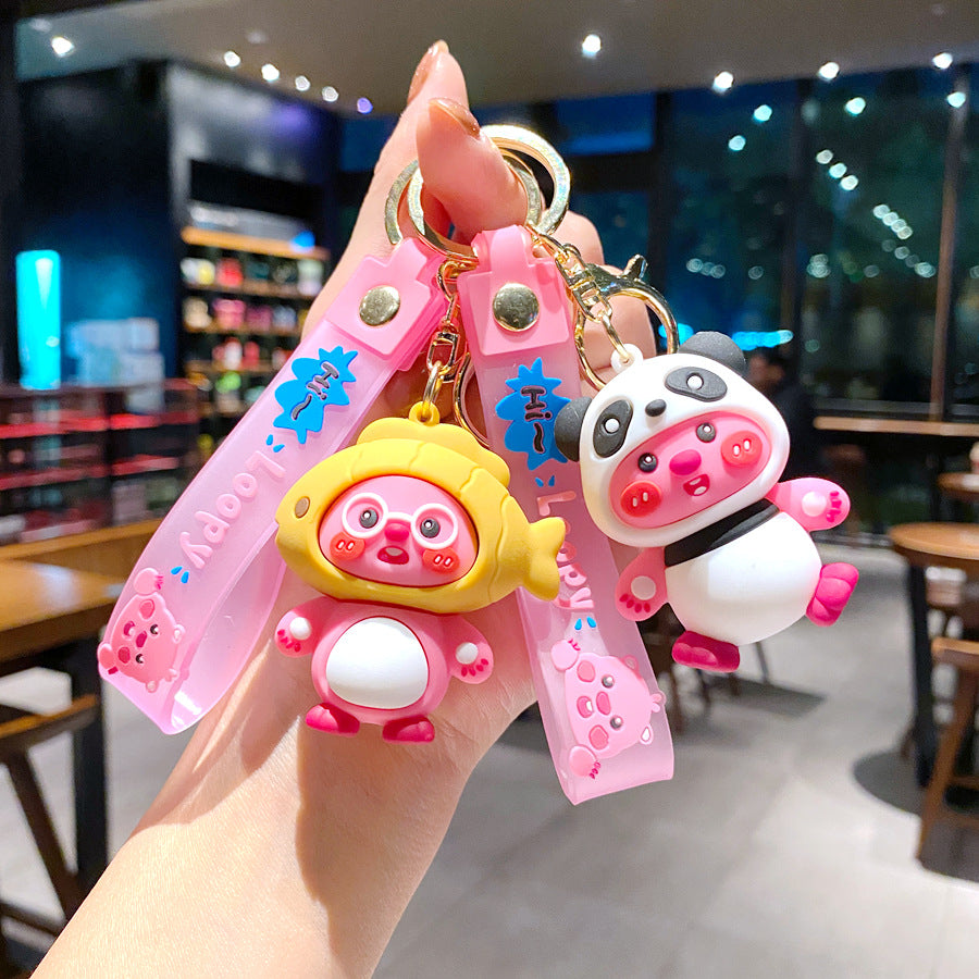 Wholesale Cartoon Keychains School Bag Pendant Creative Keychain ACC-KC-Gongz010