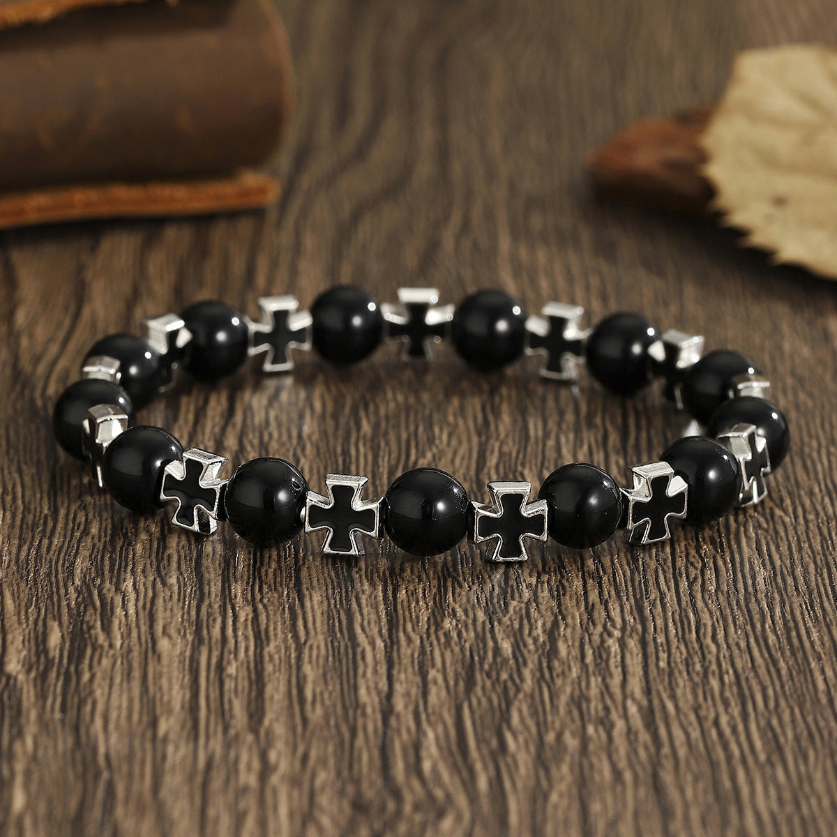Wholesale Colorful Beaded  Couple Best Friend Elastic Lucky Bracelet