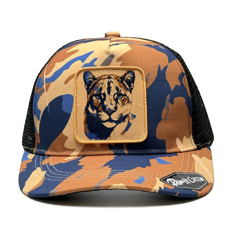Wholesale  Graffiti Print Baseball Cap Animal Camouflage Embroidered Cap