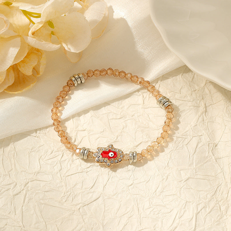 Wholesale Bohemian devil eye irregular bracelet