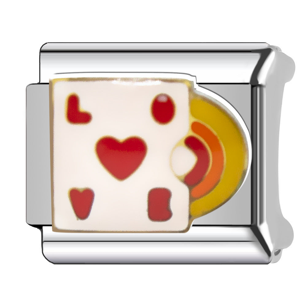 Wholesale  Italian Charm Bracelet 9mm DIY Pink  Creative Stainless Steel Composable Bracelet