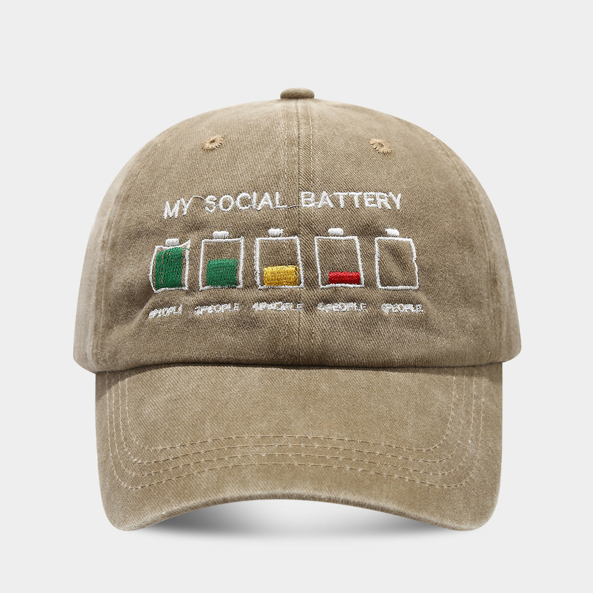 Wholesale Battery Embroidered Baseball Cap