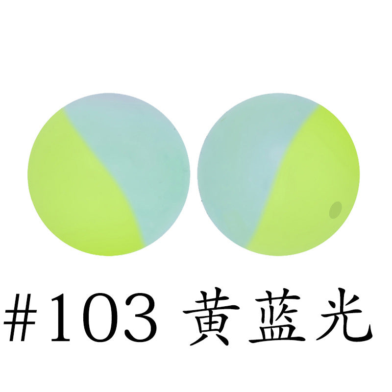 Wholesale 50pcs 15mm Western Style Leopard Skull Color Aztec Printed Silicone Balls Beads ACC-BDS-HeSheng008