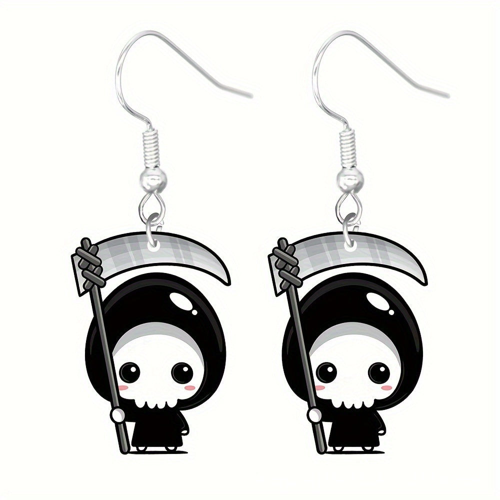 Wholesale  Cute Horror Mummy Cat Acrylic Earrings