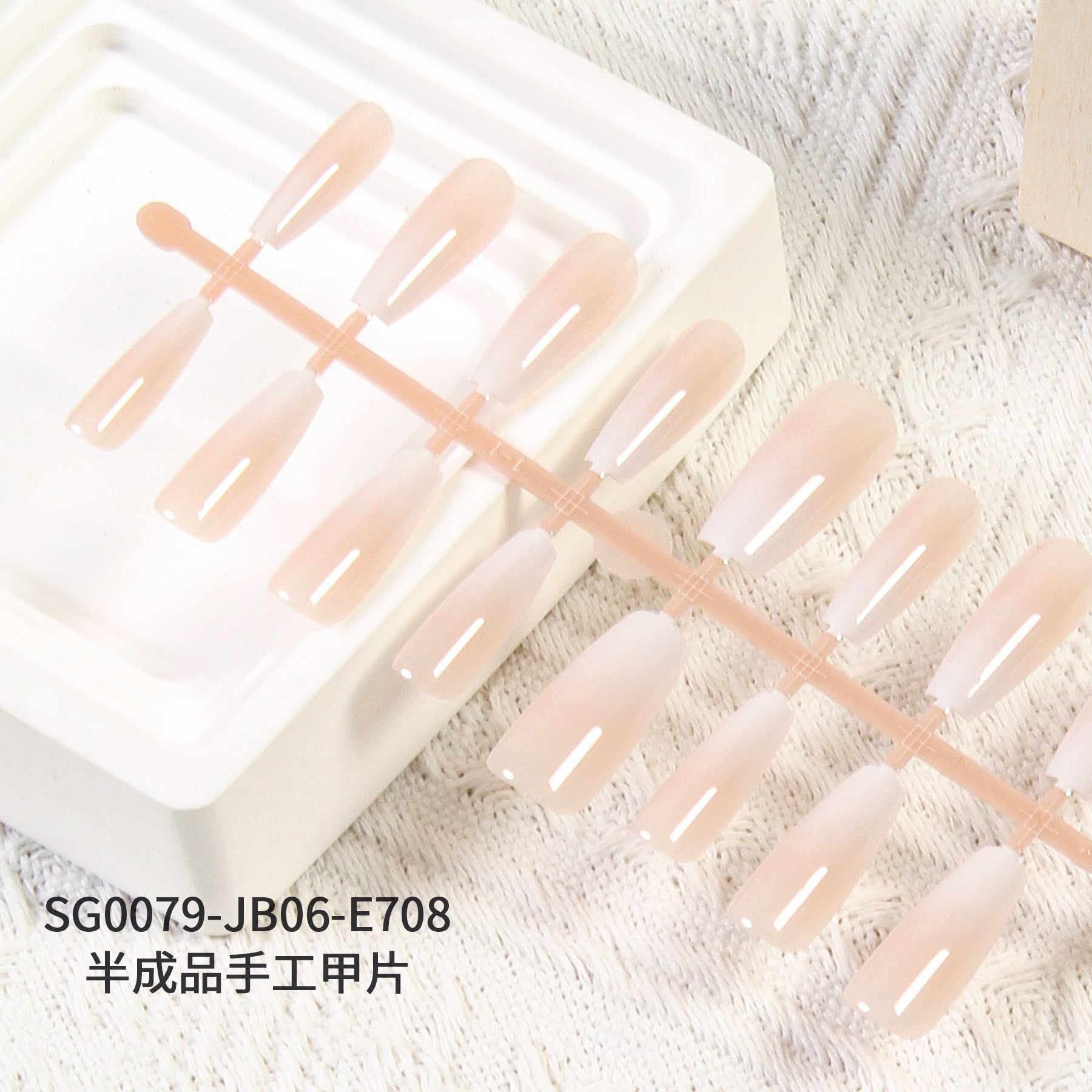 Wholesale of 5PCS Handmade Press on Nails Kits Prefabricated Nail Plates Semi-finished DIY Handmade Nail Plates ACC-NS-XKQ005