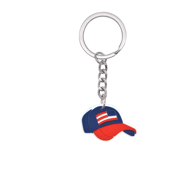 Wholesale 10pcs US Independence Day Keychain