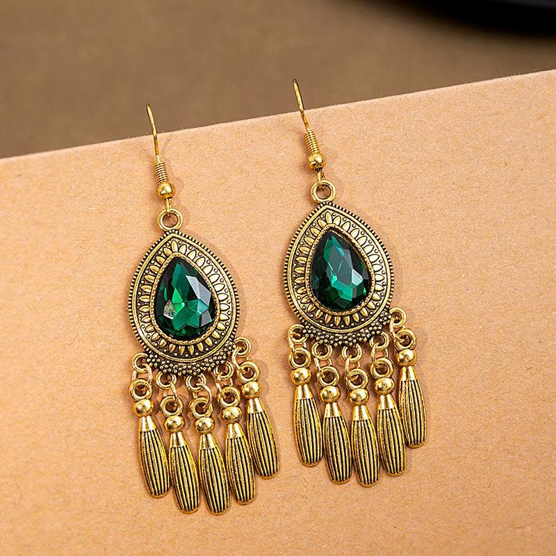 Wholesale Retro ethnic style tassel earrings