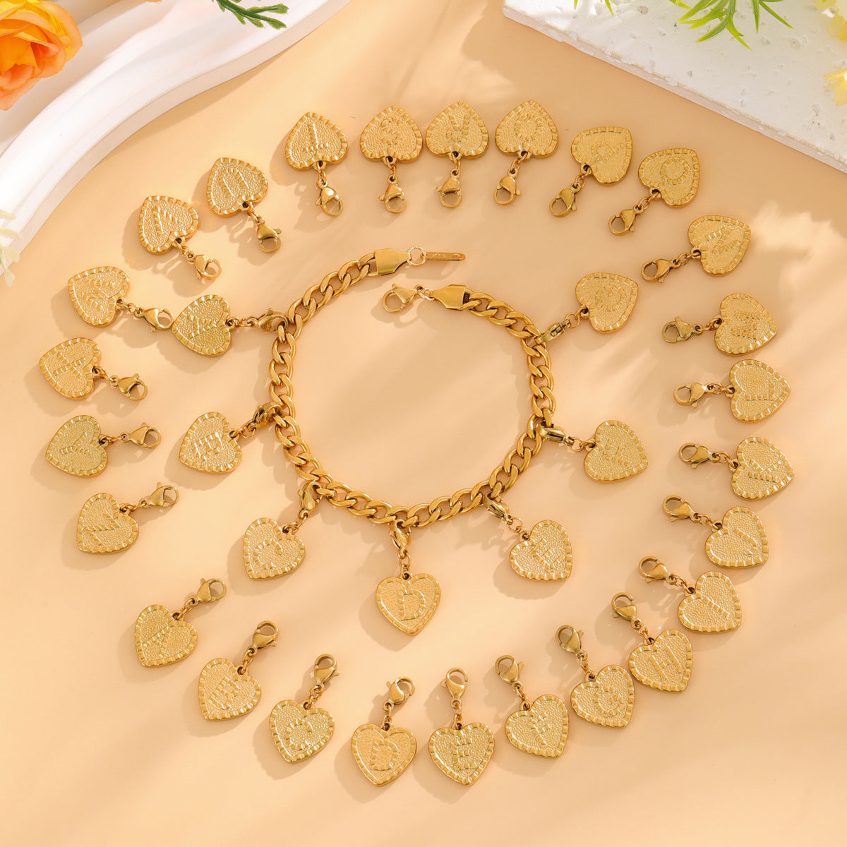 Wholesale Stainless Steel Bracelet  Fashion Heart  Bracelet