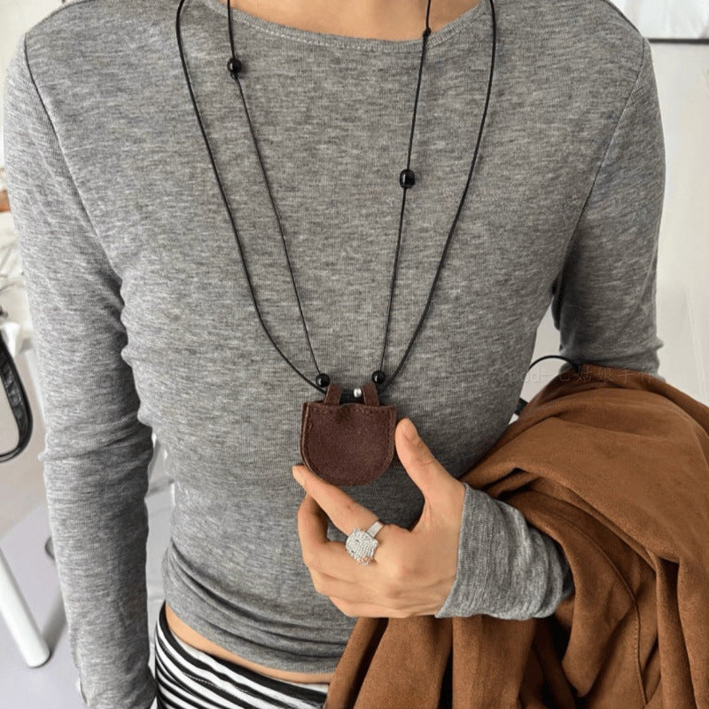 Wholesale Vintage distressed bow metal necklace