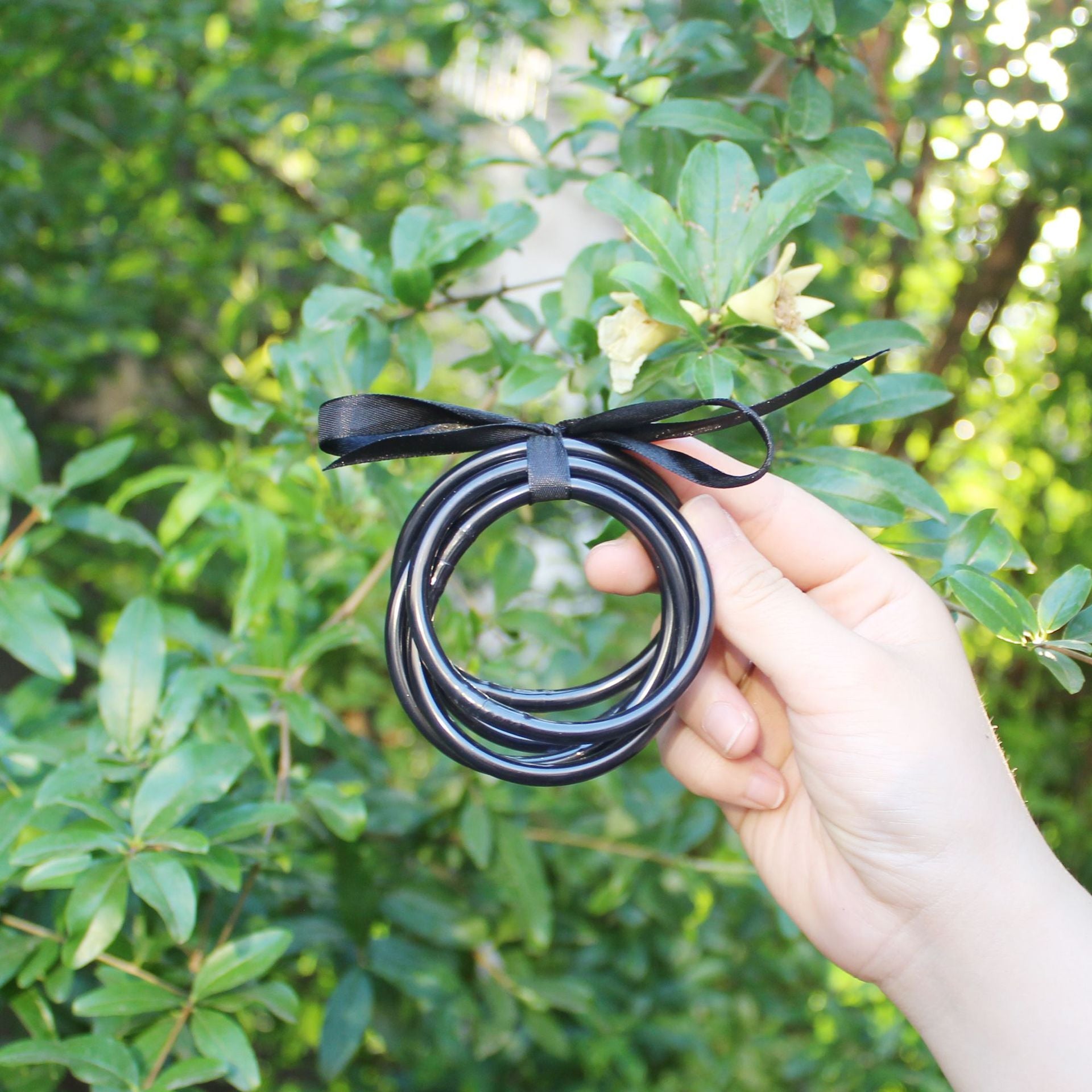 Wholesale Gold Foil Plastic Bracelet Silicone Gold Powder Jelly Bangles ACC-BT-YTian003