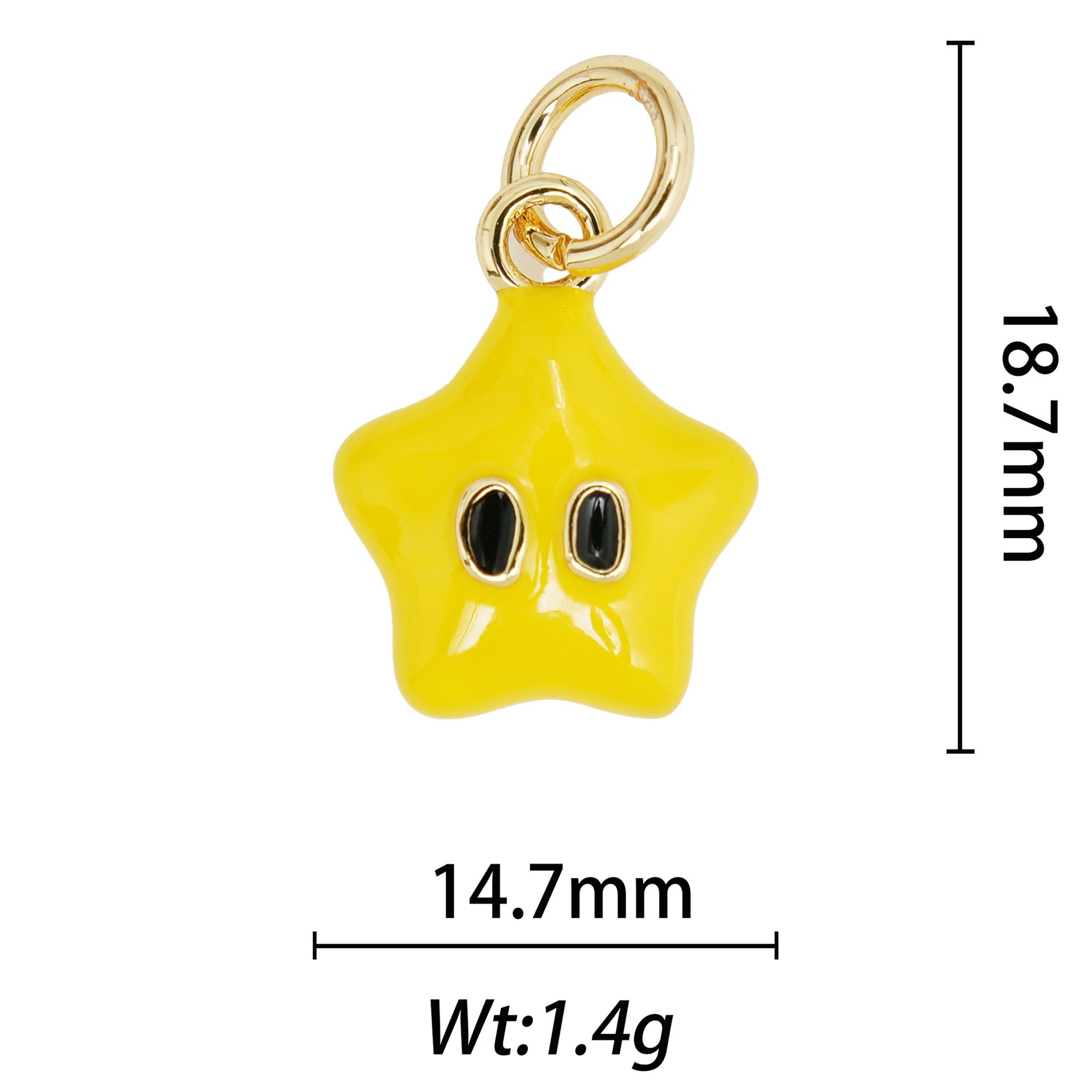 Wholesale 10pcs Electroplated Ladies 18k Necklace Decorations Pendant