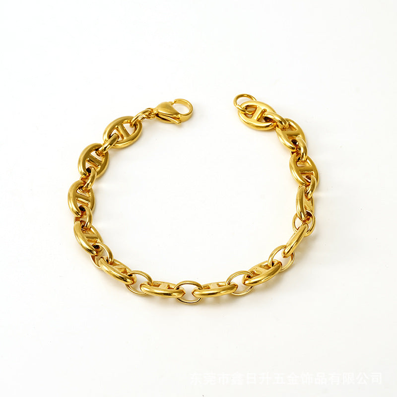 Wholesale Infinity Symbol Stainless Steel Bracelet - Fashion Accessory for Everyday Wear