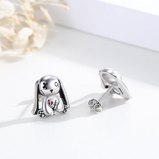 Wholesale  Halloween Accessories Gothic Style Skull Dolls Earrings
