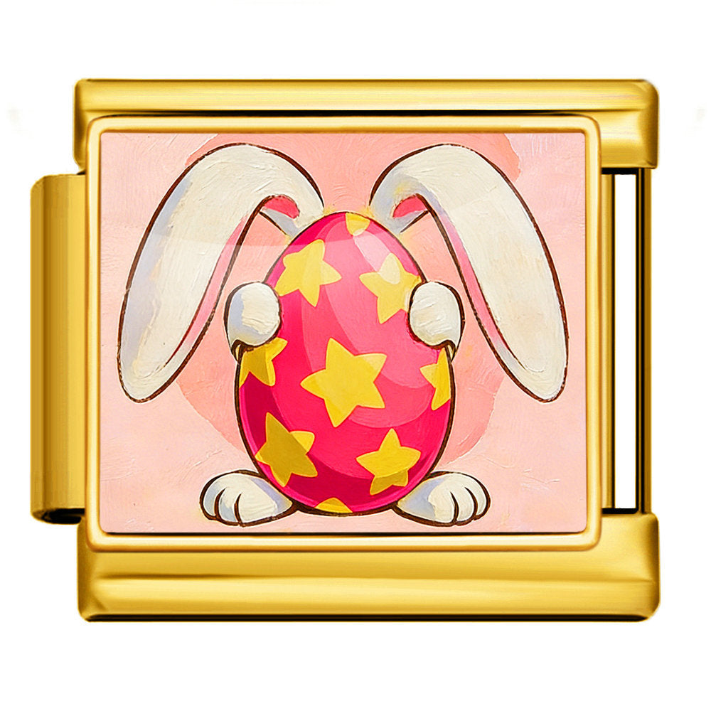 Wholesale Easter Egg Design Stainless Steel Bracelet,  Fashion Accessory for Boutique Resale