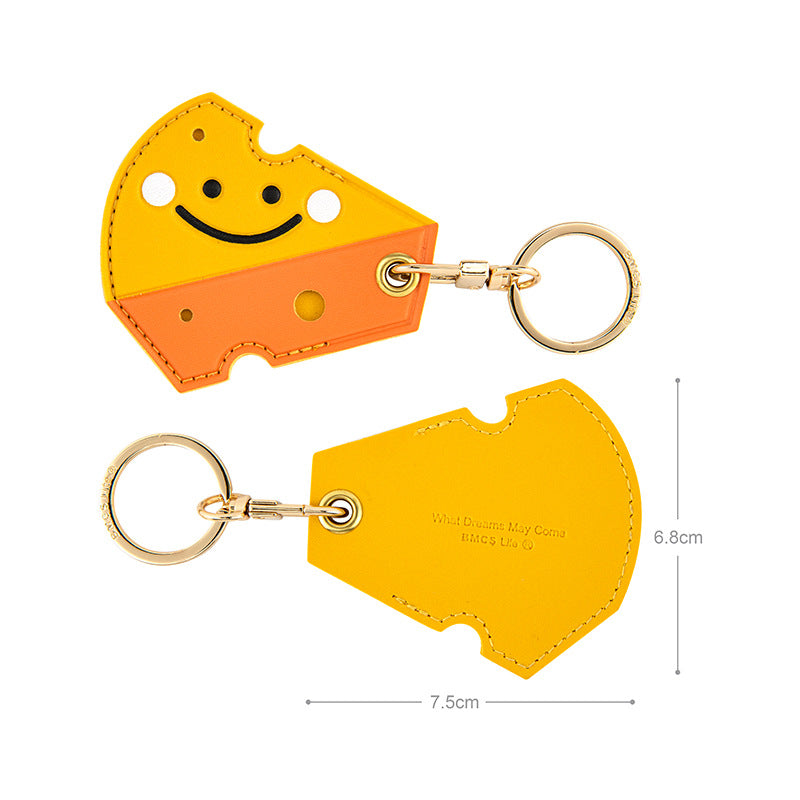 Wholesale Trendy Leather Keychain Card Holder Cute Bag Charm For Women