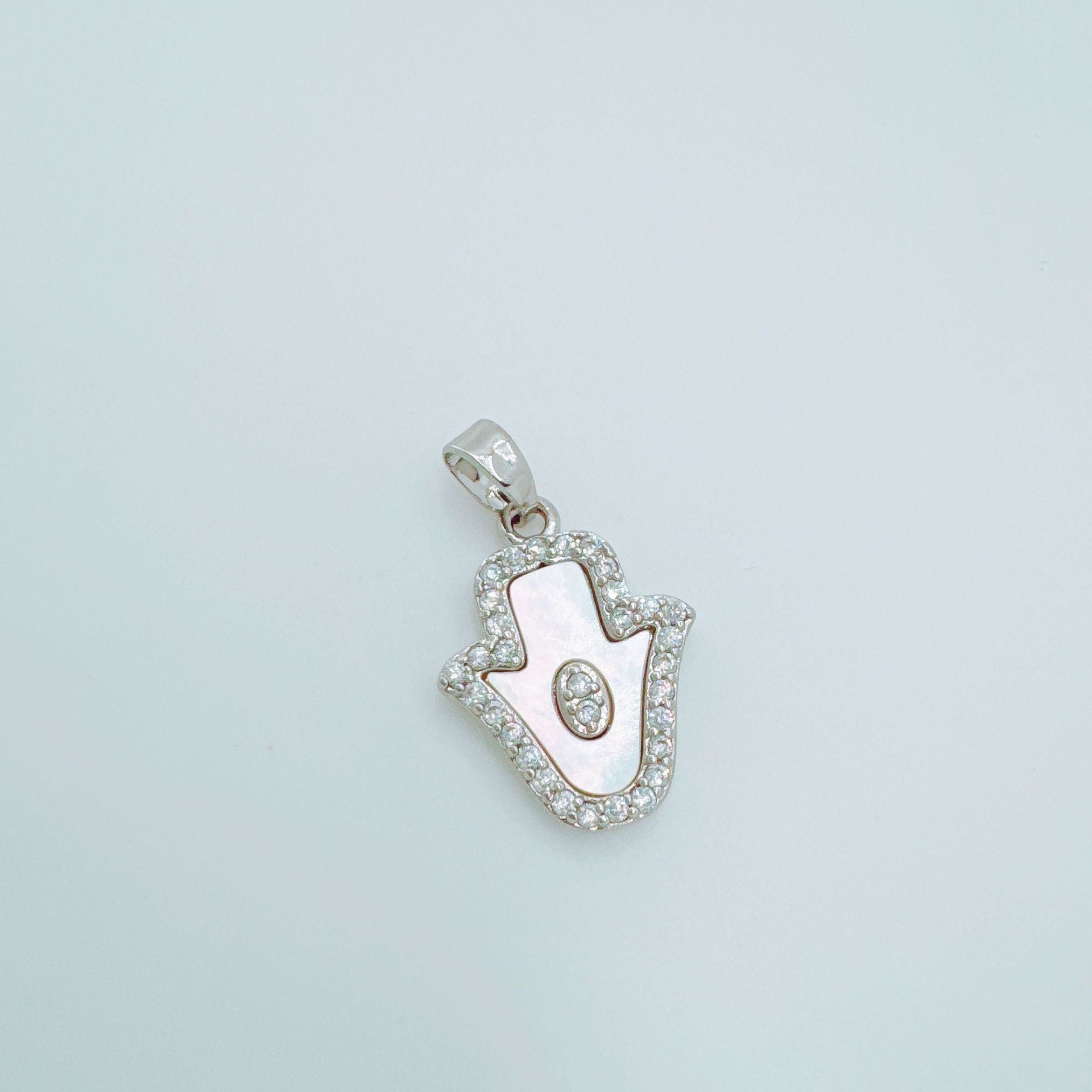 Wholesale Gold-Plated Copper Micro-Inlaid Mother-of-Pearl Pendant Necklace - Trendy Fashion Accessory for Boutique Resale