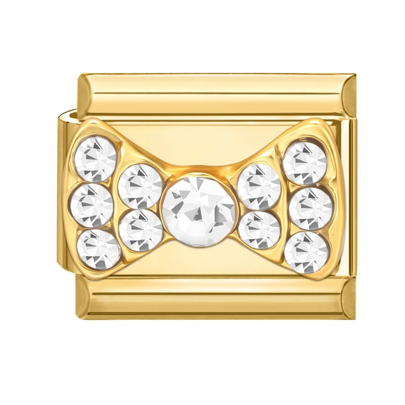 Wholesale Italian Charm Bracelet 9mm DIY Splicing Cute Creative Stainless Steel Composable Bracelet