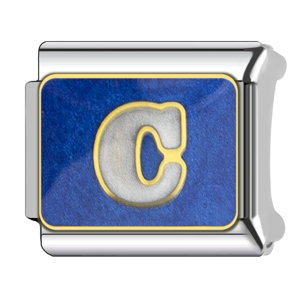 Wholesale  Italian Charm Bracelet 9mm DIY heart Creative Stainless Steel Composable Bracelet