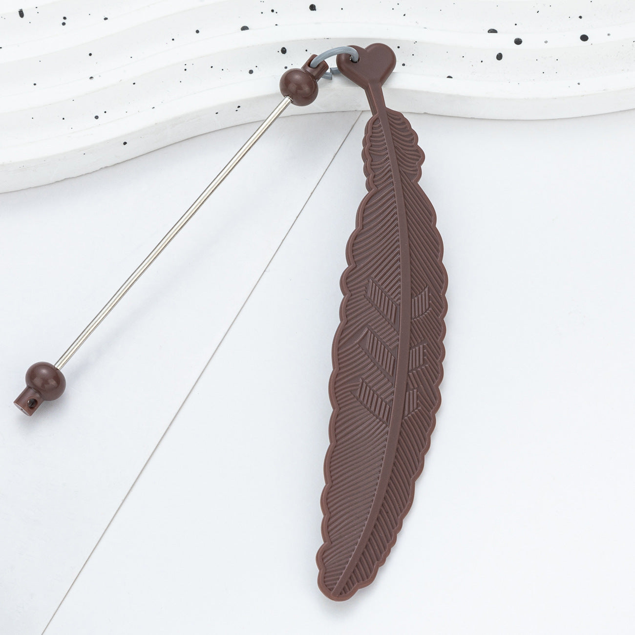 Wholesale DIY Beadable Feather Bookmark