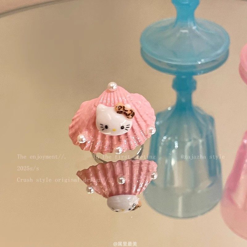 Wholesale Starfish Shell Cat Ring
