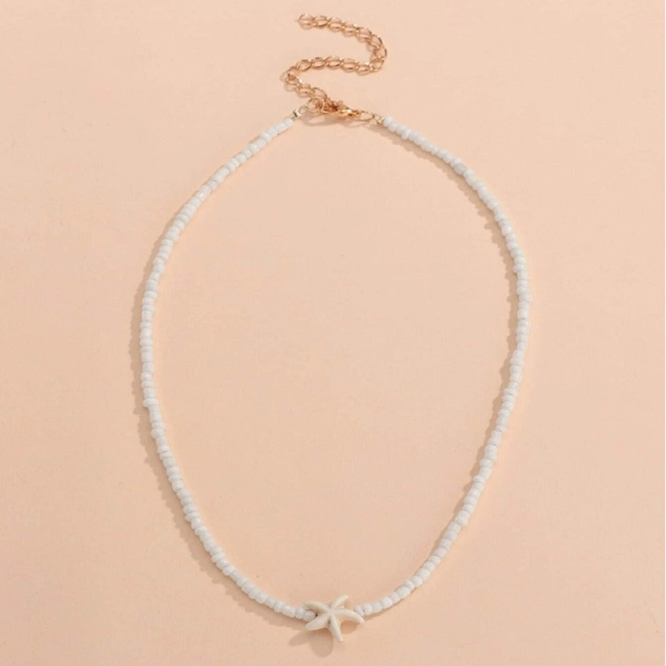 Wholesale  bohemian rice beads necklace