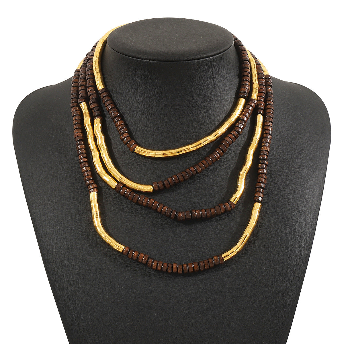 Collana con bracciale impilabile multistrato Street Punk all'ingrosso