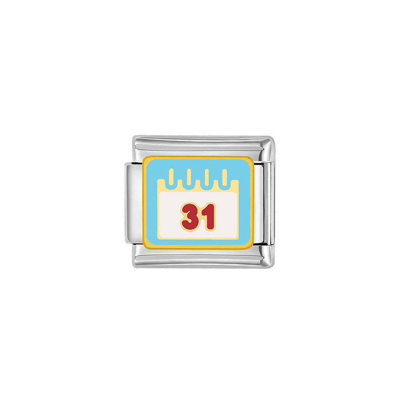 Bracelet de charme italien en gros 9 mm BRACILATEUR DE COMPOSABLE D'ECHEUR SECHNODUDESSE