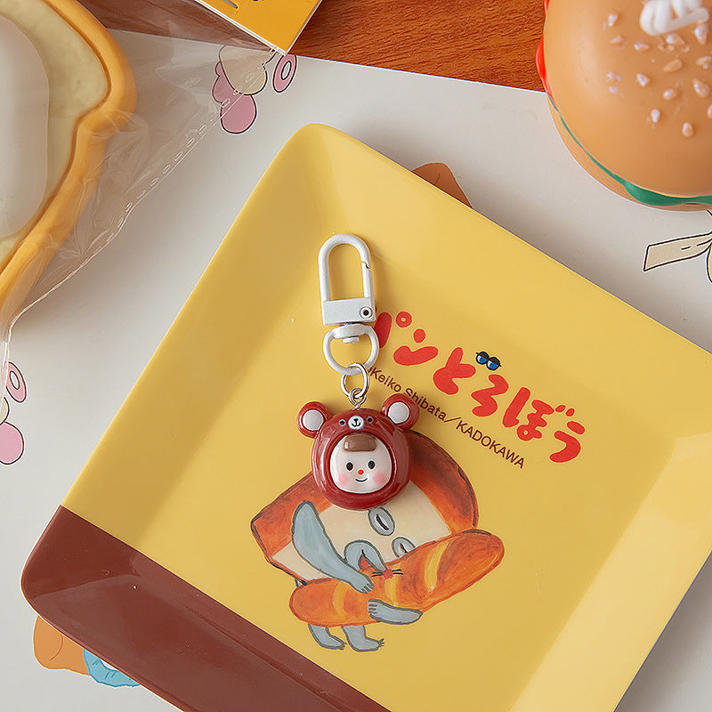 Couchette de dessin animé en gros porte-clés