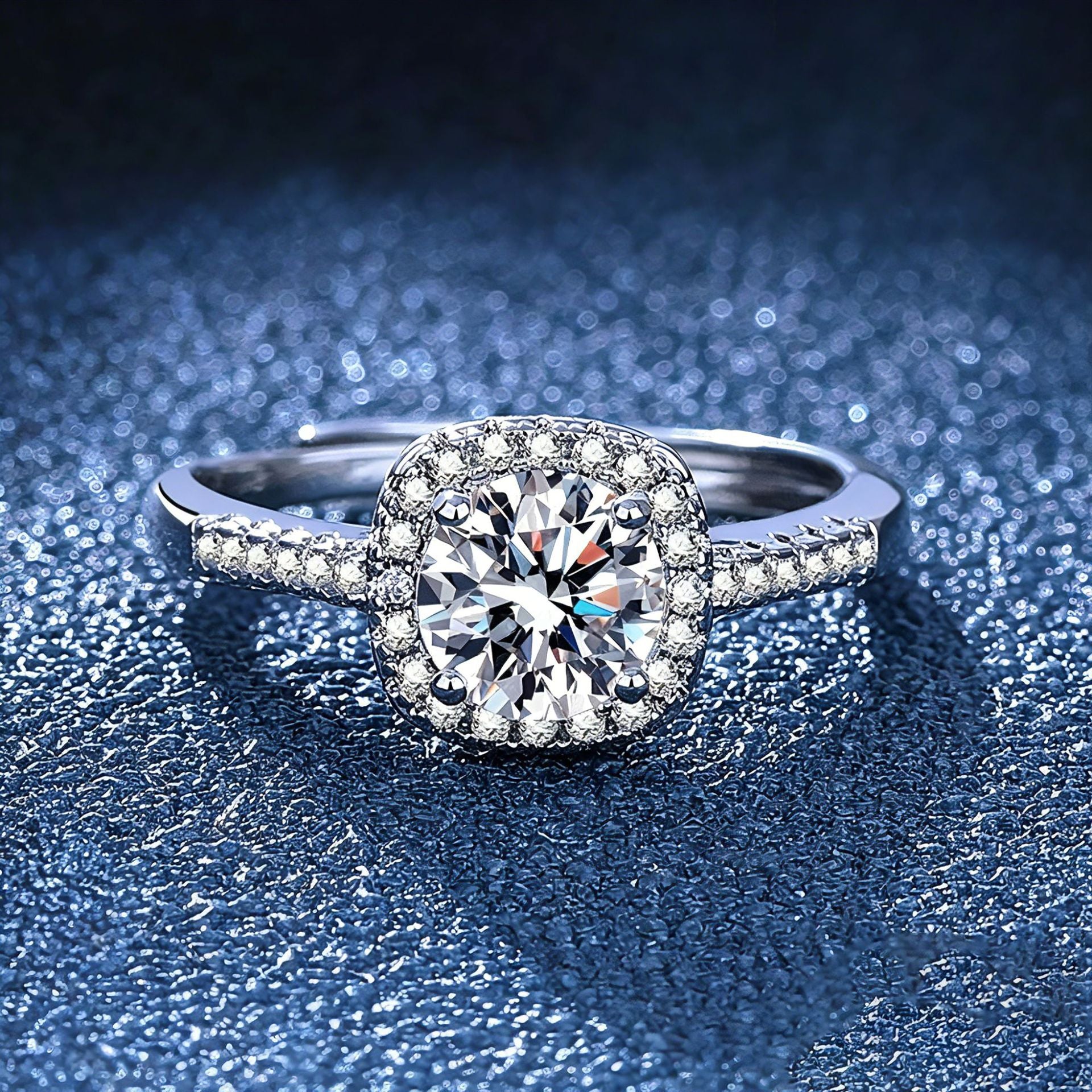 Wholesale Copper Electroplated Open Sweet Style Fashion Ring Gift for Women