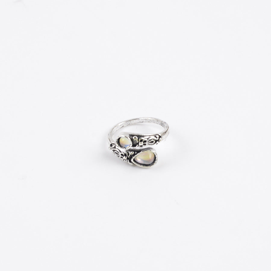Wholesale Cameo Moonstone Spoon Ring