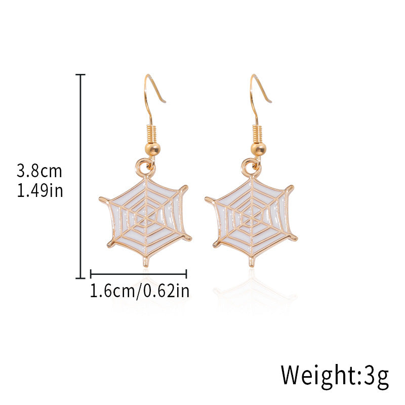 Wholesale Alloy  Earrings - Cute Ghost and Pumpkin Skull for Party Wear