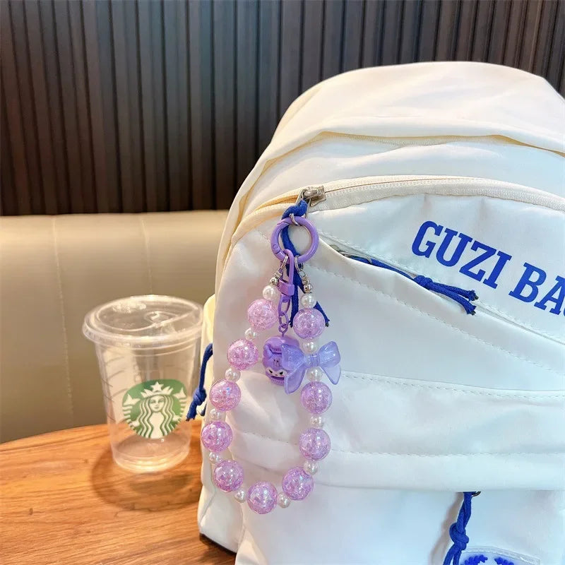 Wholesale Creative Acrylic Smiling Flower Keychain