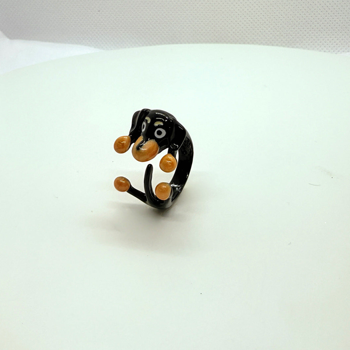 Wholesale Color Cute Ugly Cute Cartoon Puppy Ring