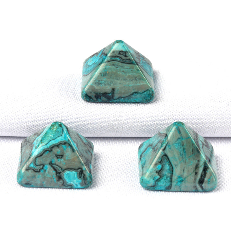 Wholesale Natural Crystal Semi-precious Stone Pyramid ACC-DS-KeSuo002