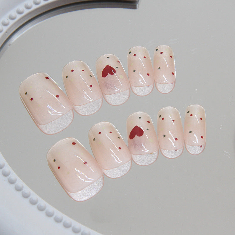 Wholesale 24 Pieces/box Heart Star Nails Kits Nail Stickers