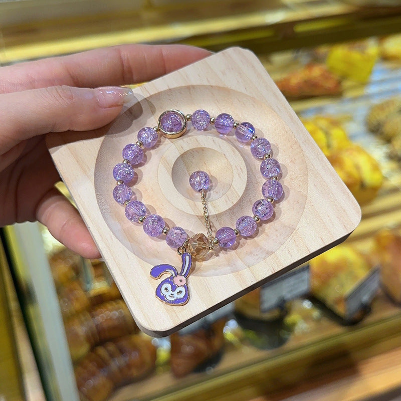 Wholesale Cartoon Cute Burst Flower Crystal Bracelet ACCVIP-BT-FanYou001