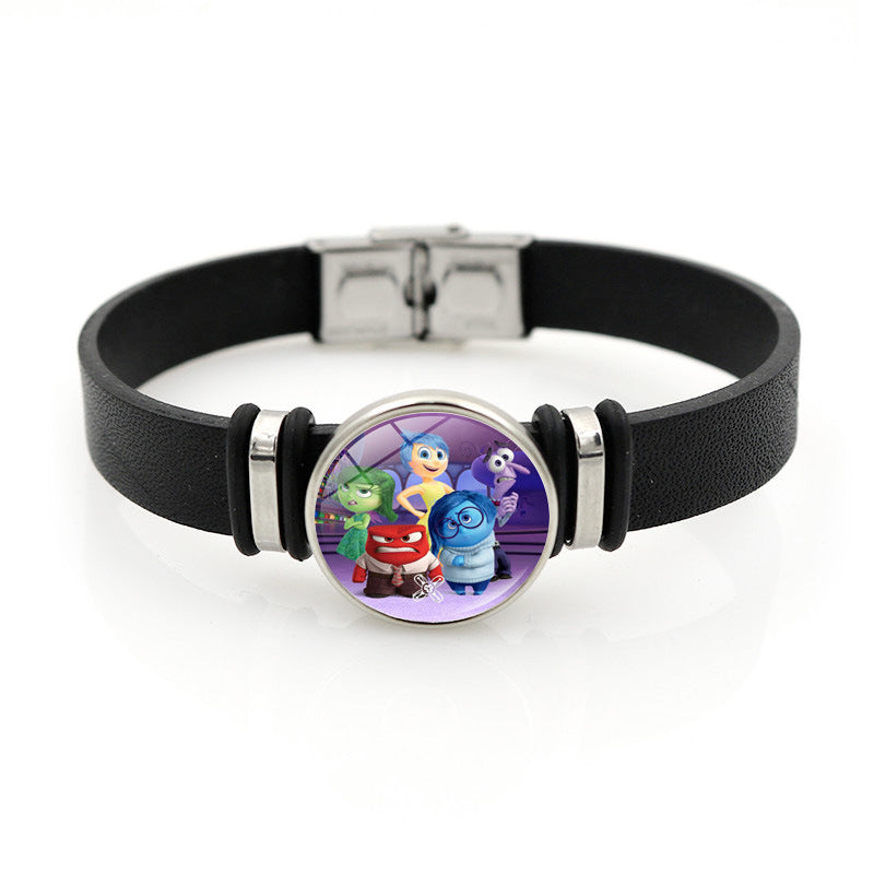 Wholesale Cartoon Cute Hand-woven Faux Leather Bracelet ACCVIP-BT-HengX003