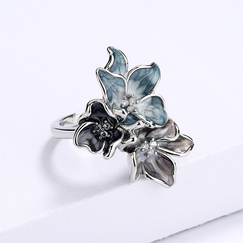 Wholesale Vintage Flower Women's Ring