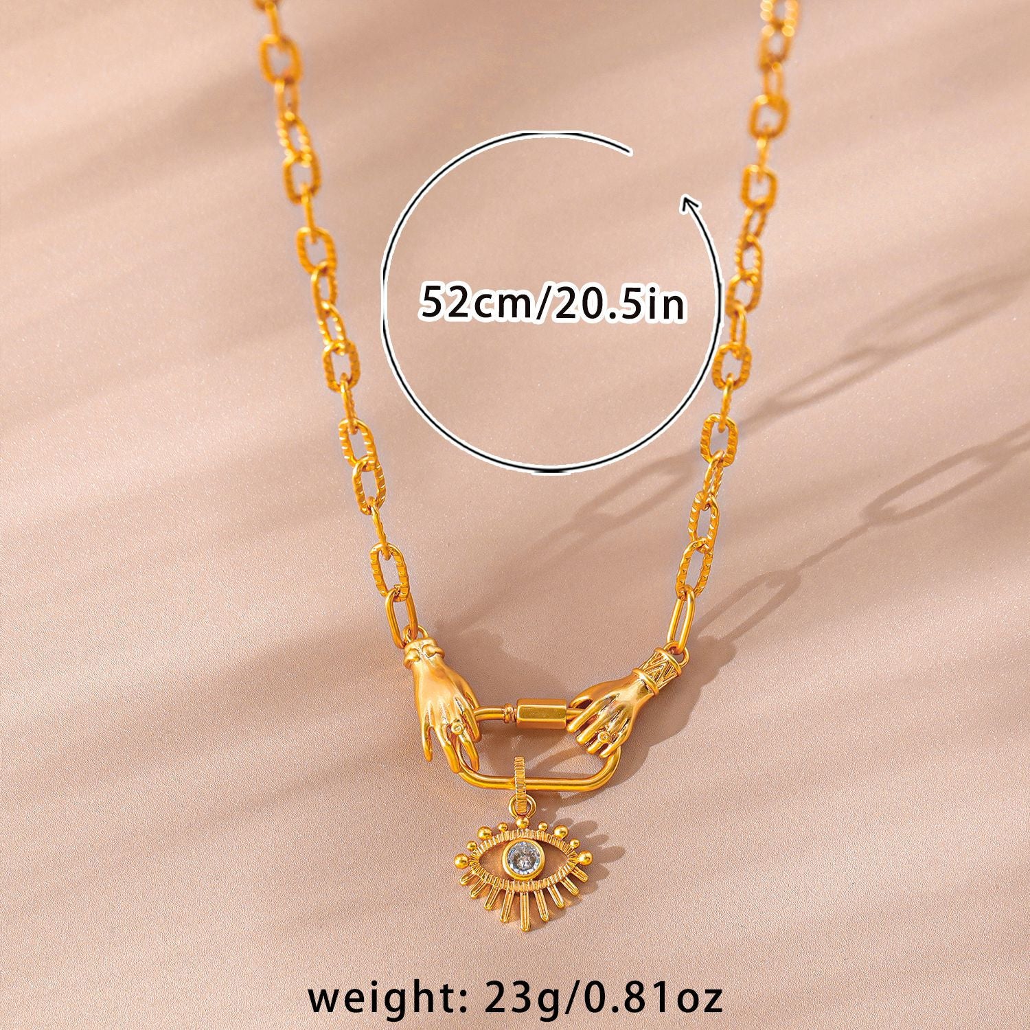 Wholesale Devil's Eye Zircon Necklace  Light Luxury  Clavicle Chain