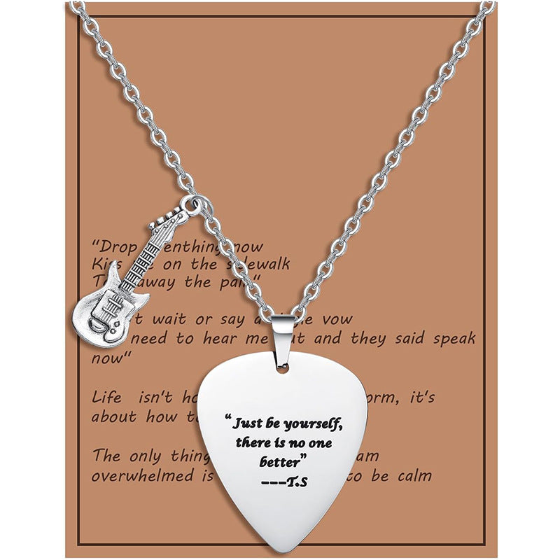 Wholesale Alloy Guitar  Necklace