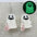 Wholesale Christmas Earrings 3D Three-Dimensional Luminous Ghost Christmas Tree Santa Earrings