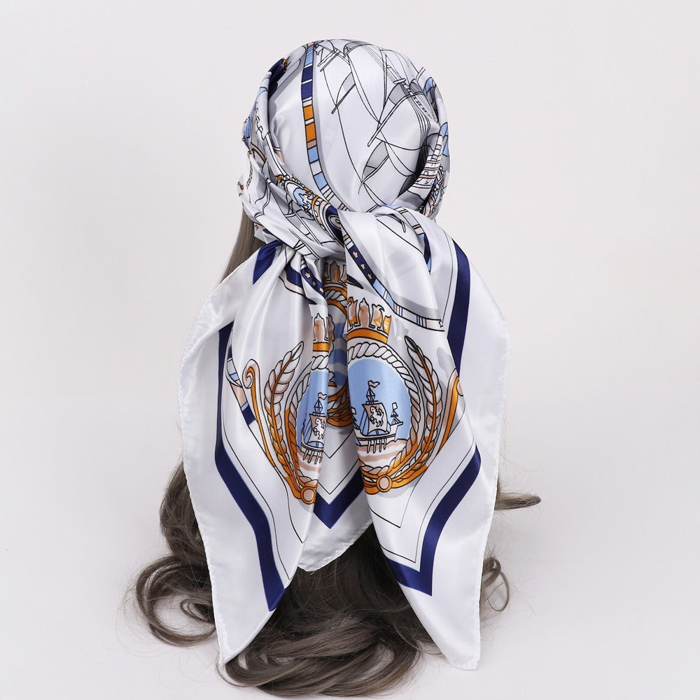 Wholesale 90* 90CM square scarf silk scarf