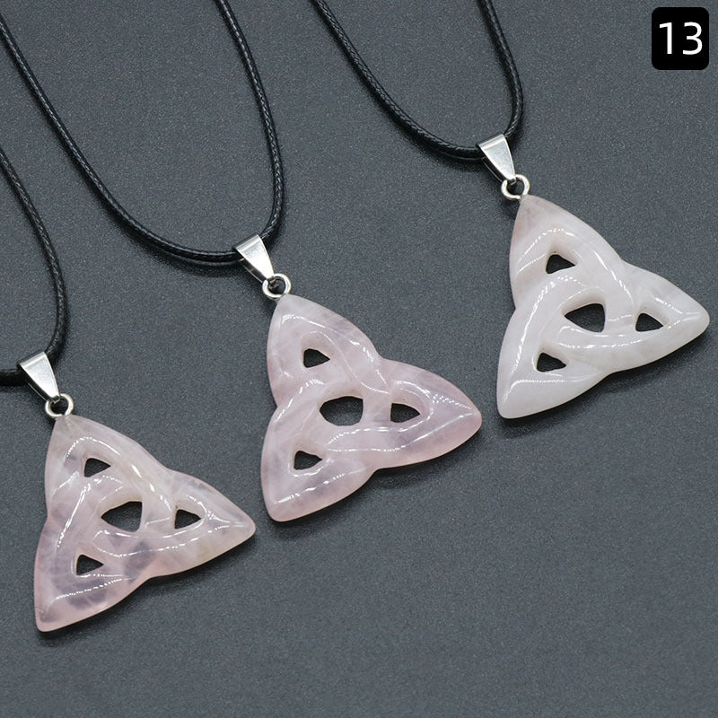 Wholesale Hollow Triangle Shape Pendant ACC-PT-KeSuo008
