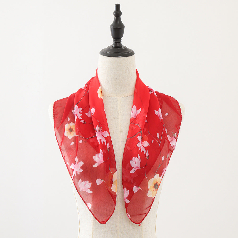 Wholesale Leopard print large square scarf