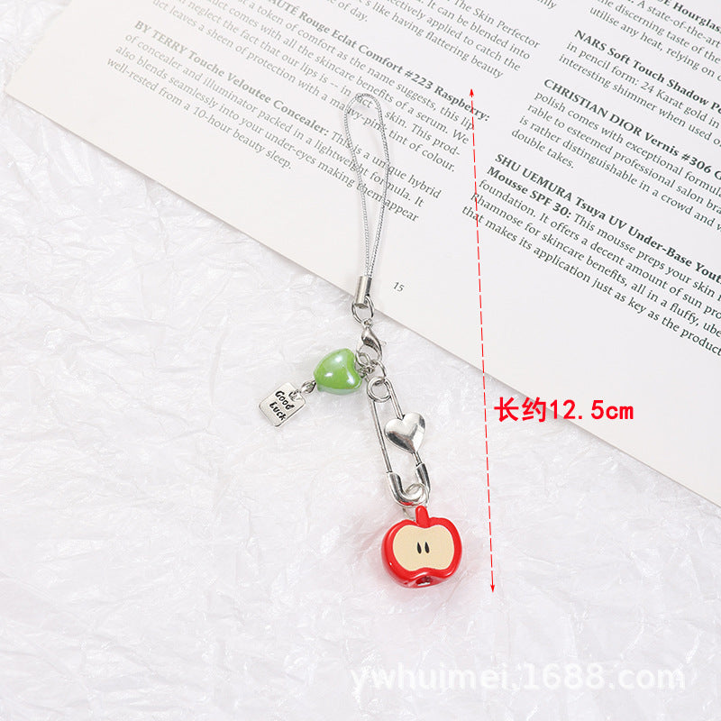 Wholesale Red Apple Keychain