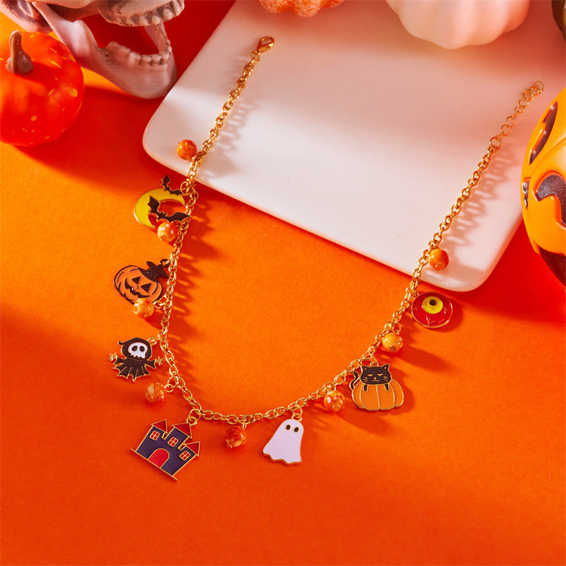 Wholesale  Necklaces Cat Pumpkin Necklaces