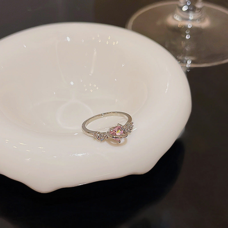Wholesale Adjustable Micro Pavé Zircon Ring Fashion Accessory Gift for Women